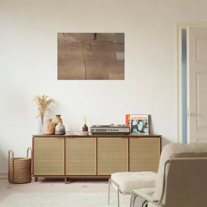 #22 Albuquerque - Richard Diebenkorn Brushed Aluminum Print - 70x100 cm / 28x40 inches | Richard Diebenkorn Aluminum Print | Richard Diebenkorn Prints