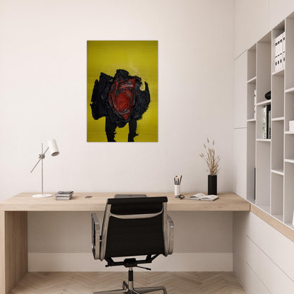 UNTITLED 1963 - Luis Feito Brushed Aluminum Print - 70x100 cm / 28x40 inches | Luis Feito Aluminum Print | Luis Feito Prints
