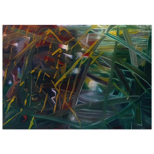 ABSTRACT PAINTING NO 439 - Gerhard Richter Brushed Aluminum Print - 70x100 cm / 28x40 inches | Gerhard Richter Aluminum Print | Gerhard Richter Prints