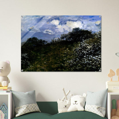 Spring - claude monet Acrylic Print - 70x100 cm / 28x40″ inches | claude monet Wall Art | claude monet Prints