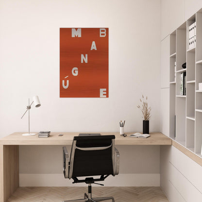 Mangúe Bangúe - Neo-Concretism - Helio Oiticica Brushed Aluminum Print - 70x100 cm / 28x40 inches | Helio Oiticica Aluminum Print | Helio Oiticica Prints