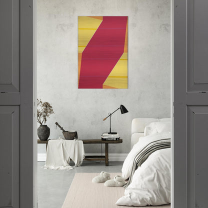 Untitled Rotation Series - 1964 - Larry Zox Brushed Aluminum Print - 70x100 cm / 28x40 inches | Larry Zox Aluminum Print | Larry Zox Prints
