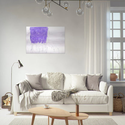 Violet - 1997 - Michel Majerus Brushed Aluminum Print - 70x100 cm / 28x40 inches | Michel Majerus Aluminum Print | Michel Majerus Prints