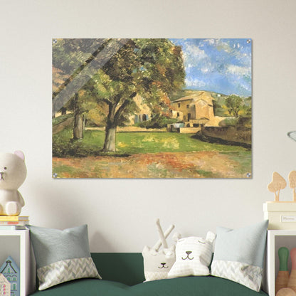 Horse-chestnut-trees in Jas de Bouffan - Paul Cézanne Acrylic Print - 70x100 cm / 28x40″ inches | Paul Cézanne Wall Art | Paul Cézanne Prints