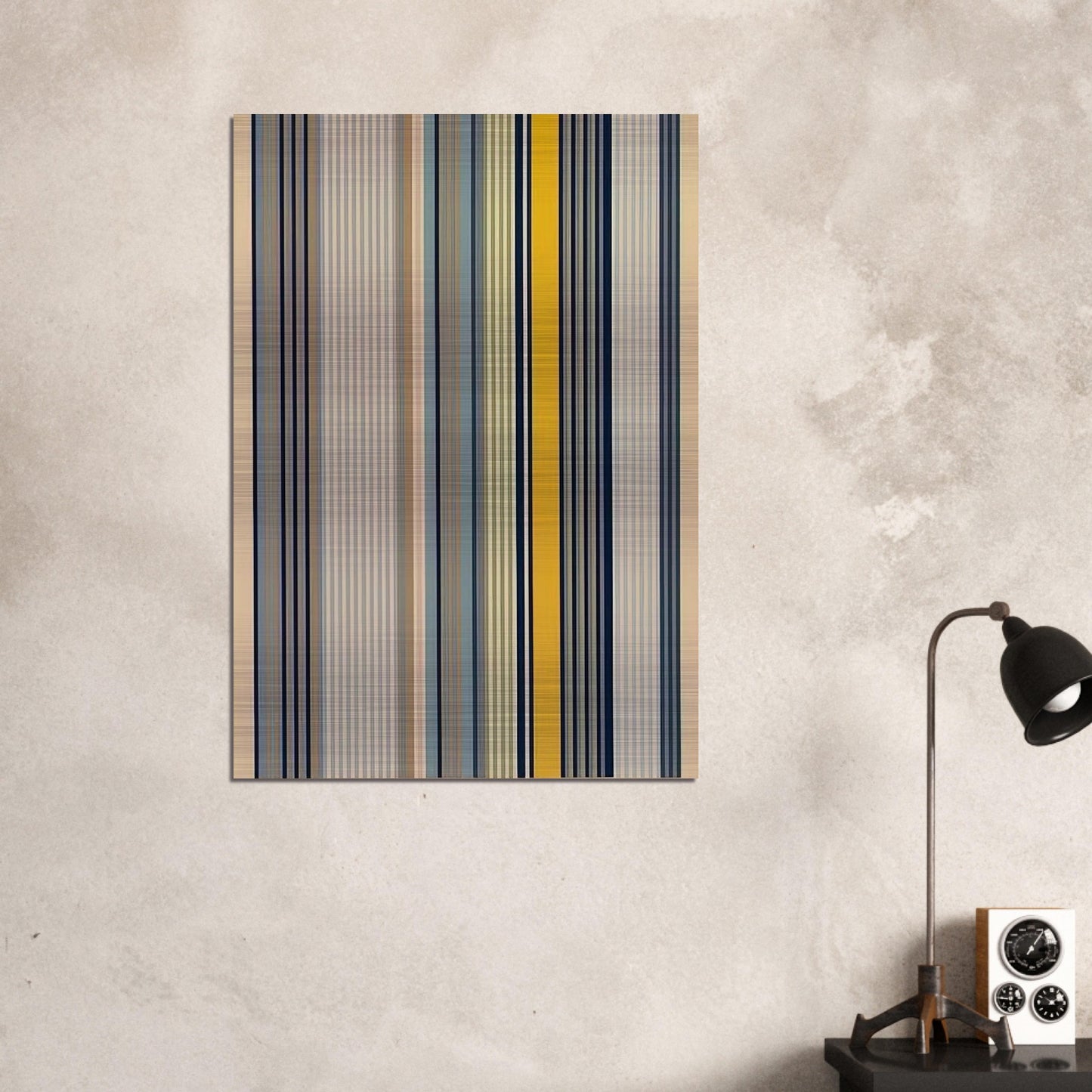 Signal - 1973 - Gene Davis Brushed Aluminum Print - 70x100 cm / 28x40 inches | Gene Davis Aluminum Print | Gene Davis Prints