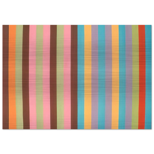 Boudoir Painting - 1965 - Gene Davis Brushed Aluminum Print - 70x100 cm / 28x40 inches | Gene Davis Aluminum Print | Gene Davis Prints