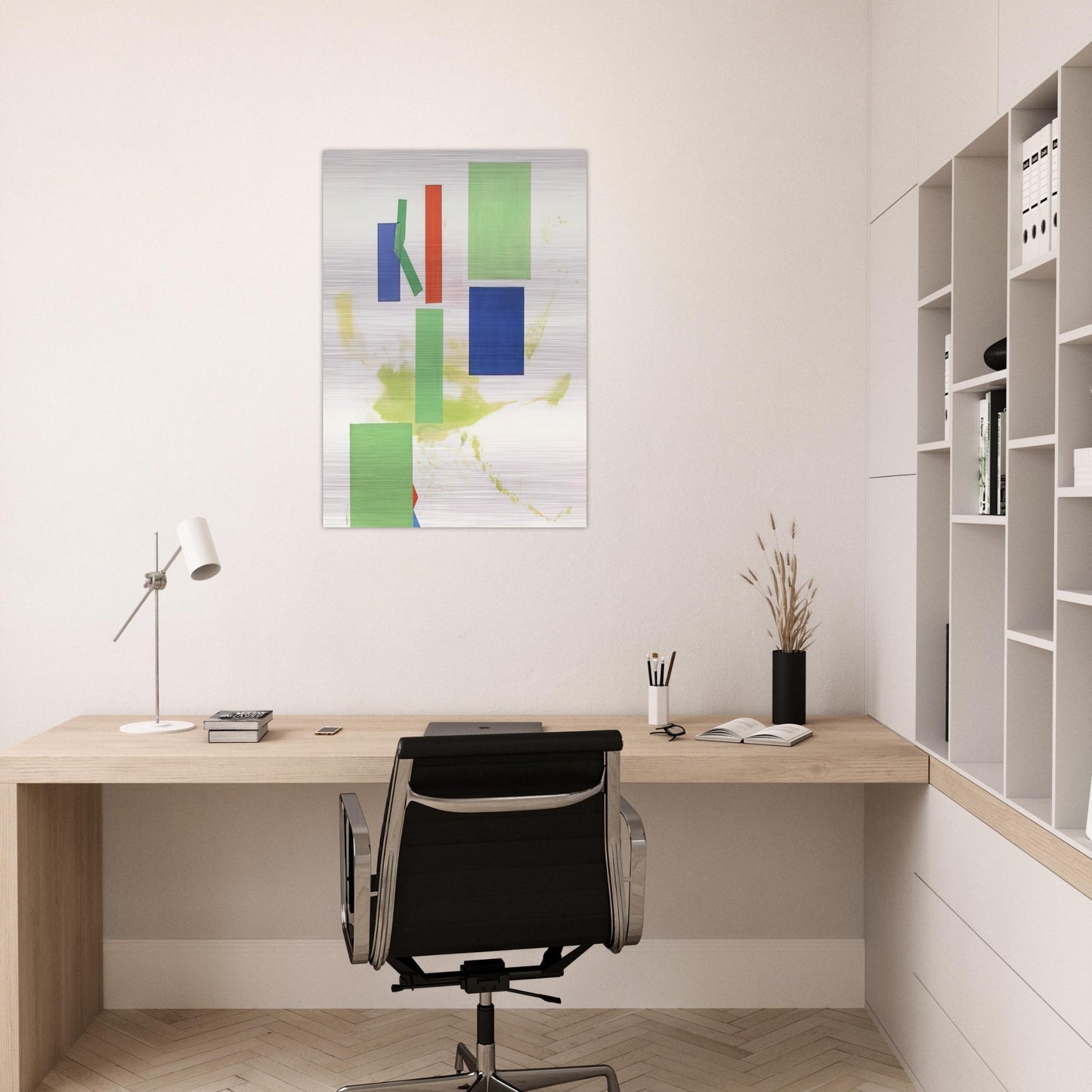 Lucidus Ordo - Hans Hofmann Brushed Aluminum Print - 70x100 cm / 28x40 inches | Hans Hofmann Aluminum Print | Hans Hofmann Prints