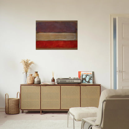 Untitled Purple, White, and Red - 1953 - Mark Rothko Brushed Aluminum Print - 70x100 cm / 28x40 inches | Mark Rothko Aluminum Print | Mark Rothko Prints