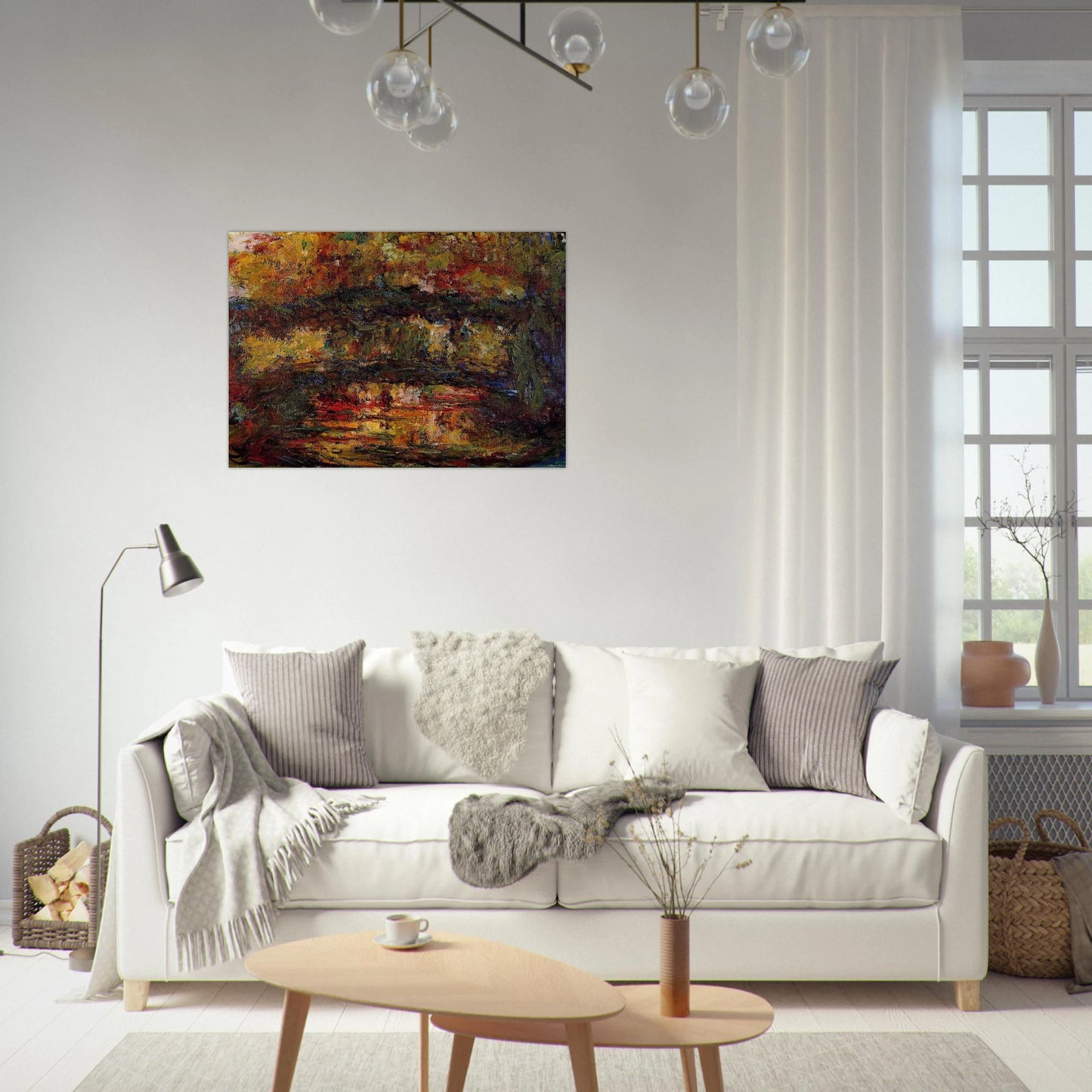 The Japanese Bridge 4 - claude monet Brushed Aluminum Print - 70x100 cm / 28x40 inches | claude monet Aluminum Print | claude monet Prints