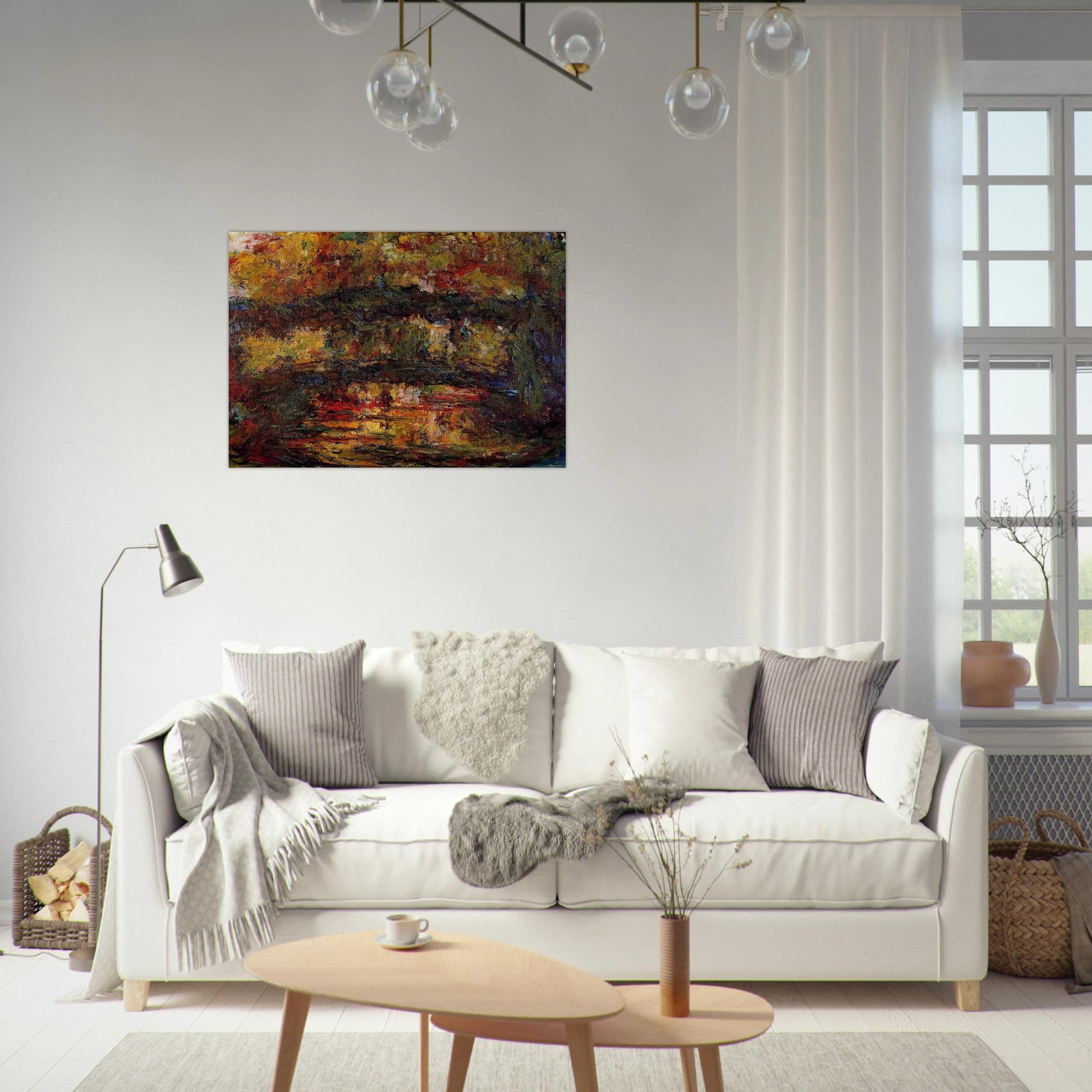 The Japanese Bridge 4 - claude monet Brushed Aluminum Print - 70x100 cm / 28x40 inches | claude monet Aluminum Print | claude monet Prints