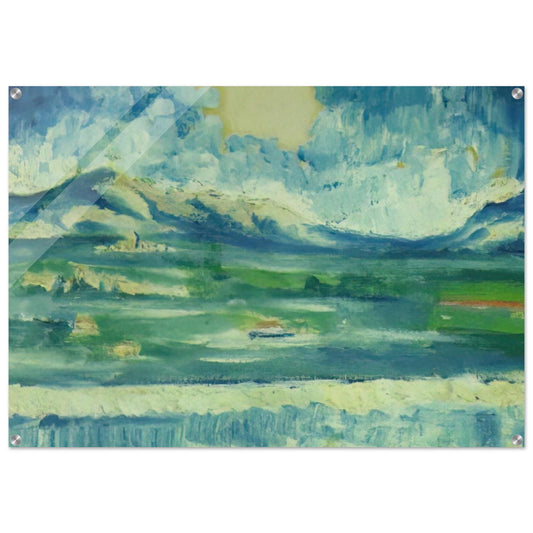 LANDSCAPE NEAR AMPURDAN 2 - Salvador Dali Acrylic Print - 70x100 cm / 28x40″ inches | Salvador Dali Wall Art | Salvador Dali Prints