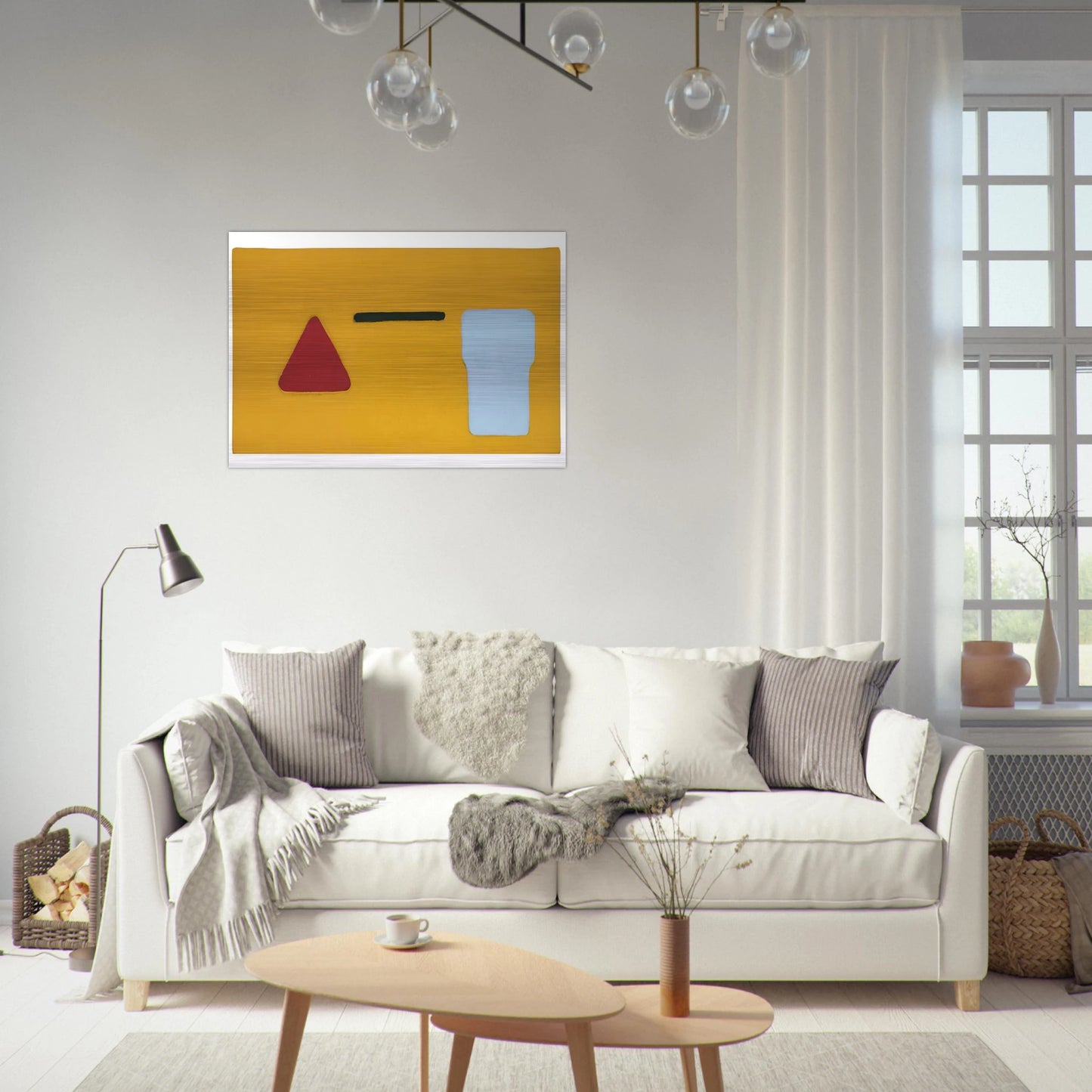 Foley - 1967 - Ron Gorchov Brushed Aluminum Print - 70x100 cm / 28x40 inches | Ron Gorchov Aluminum Print | Ron Gorchov Prints