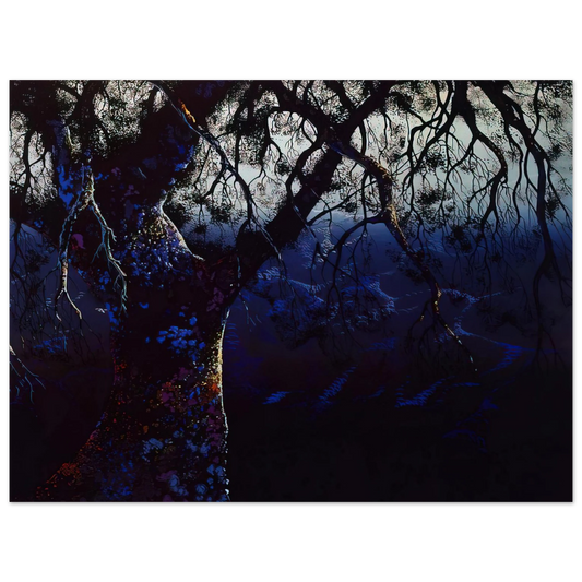 Eyvind Earle - Jewel Tree  75x100 cm / 30x40inches Fine Art Poster