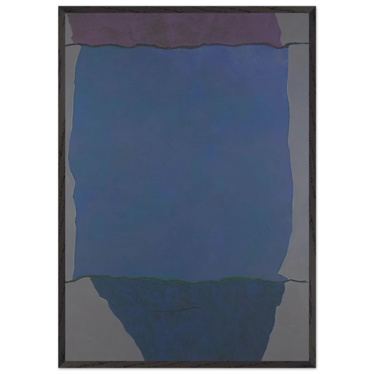 Infinity Field Lefkada Series - 1979 - Theodoros Stamos 70x100 cm / 28x40 inches Framed Art Print – Black Wooden Frame