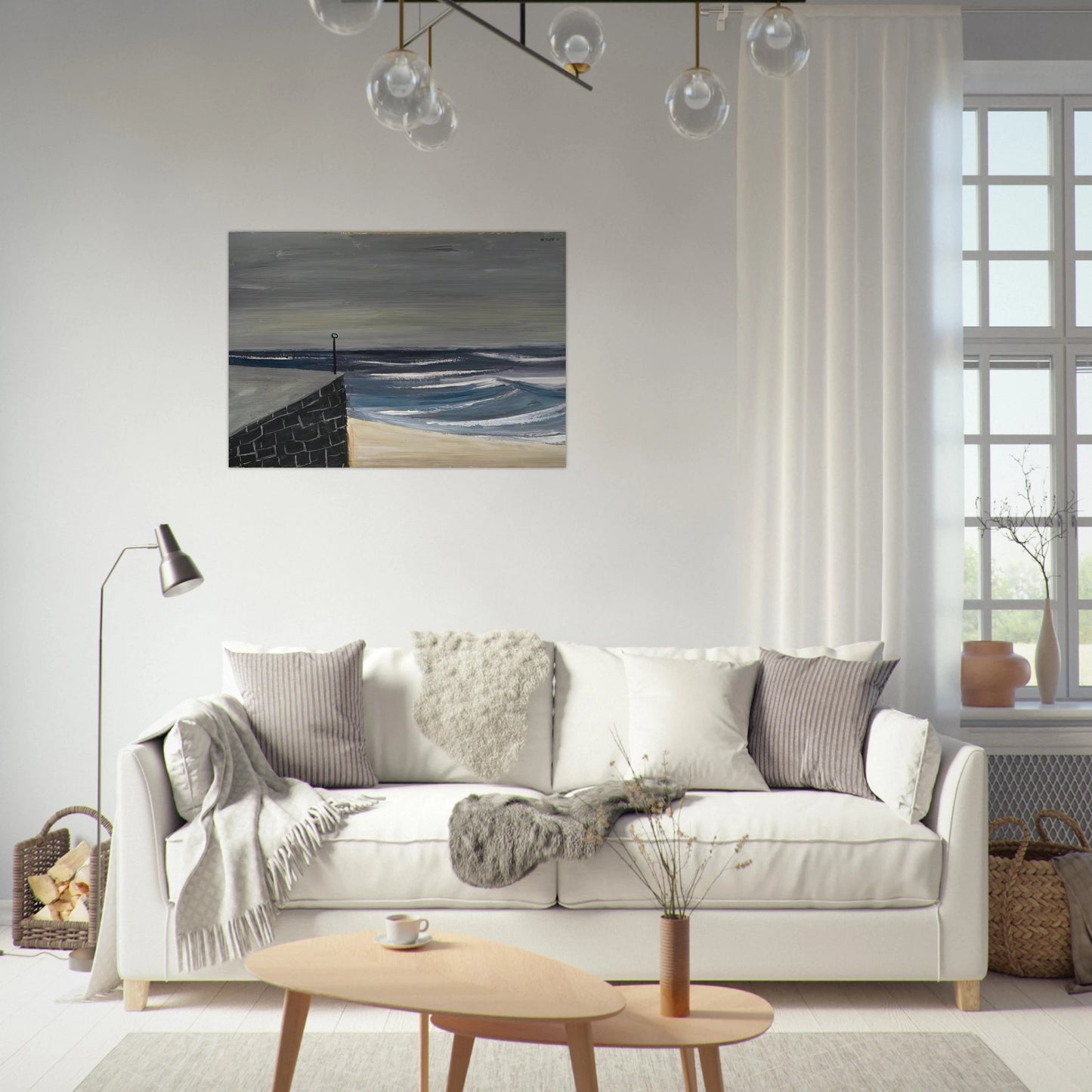 Sennen - 1950 - William Scott Brushed Aluminum Print - 70x100 cm / 28x40 inches | William Scott Aluminum Print | William Scott Prints