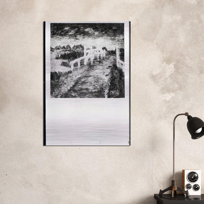 Maruchbrucke - Emil Nolde Brushed Aluminum Print - 70x100 cm / 28x40 inches | Emil Nolde Aluminum Print | Emil Nolde Prints
