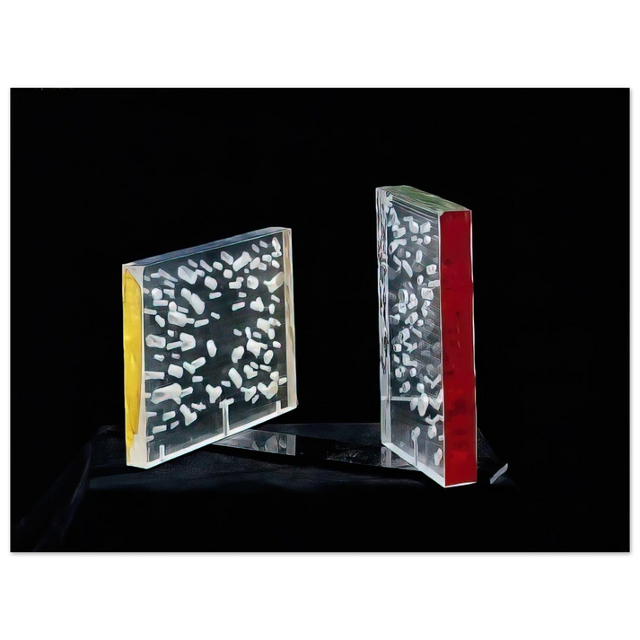 Piero Dorazio - Sospensioni Colorate - 1955  75x100 cm / 30x40inches Fine Art Poster