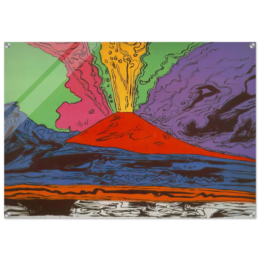 Vesuvius - Andy Warhol Acrylic Print - 70x100 cm / 28x40″ inches | Andy Warhol Wall Art | Andy Warhol Prints