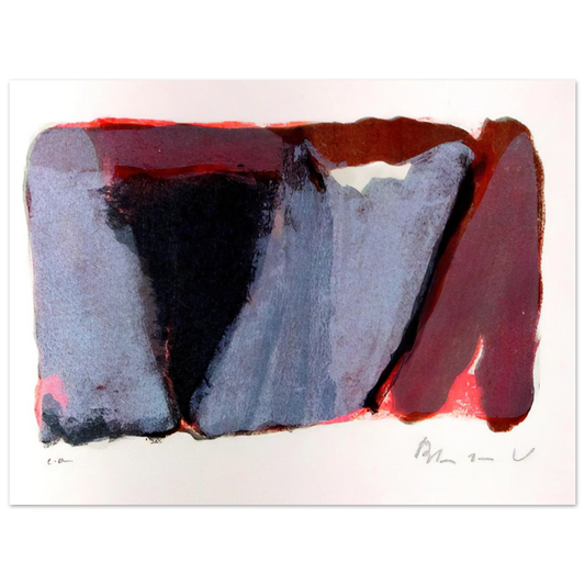Bram van Velde - Untitled - 1979  75x100 cm / 30x40inches Fine Art Poster