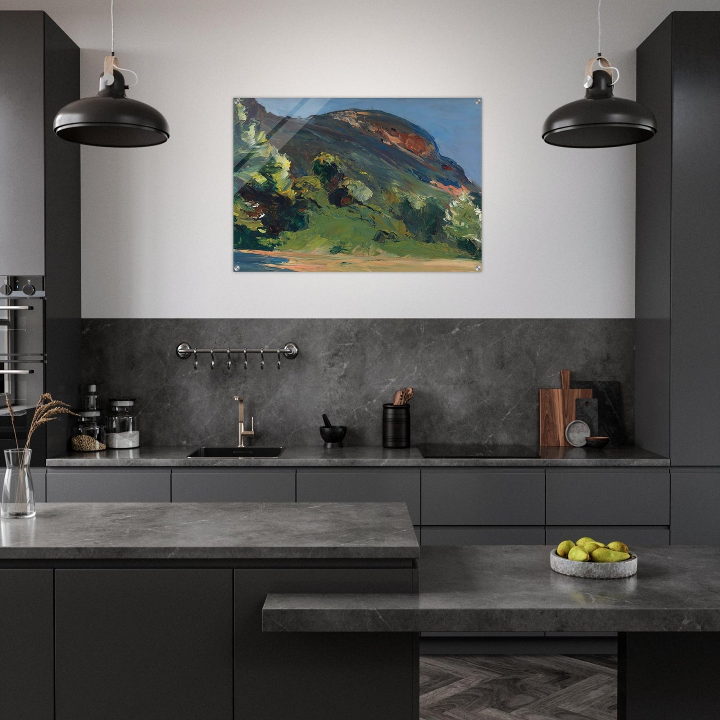 Bluff - Edward Hopper Acrylic Print - 70x100 cm / 28x40″ inches | Edward Hopper Wall Art | Edward Hopper Prints