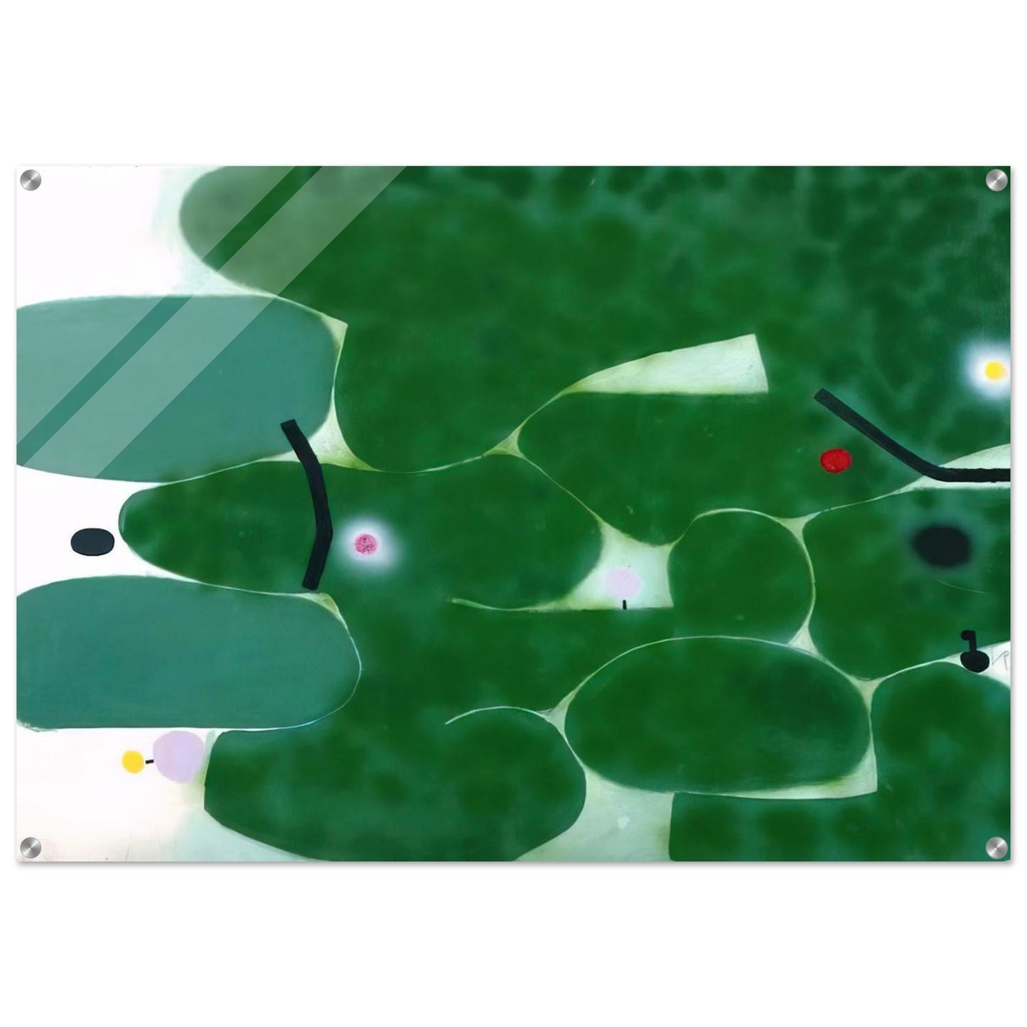 THE GREEN EARTH 1980 - Victor Pasmore Acrylic Print - 70x100 cm / 28x40″ inches | Victor Pasmore Wall Art | Victor Pasmore Prints