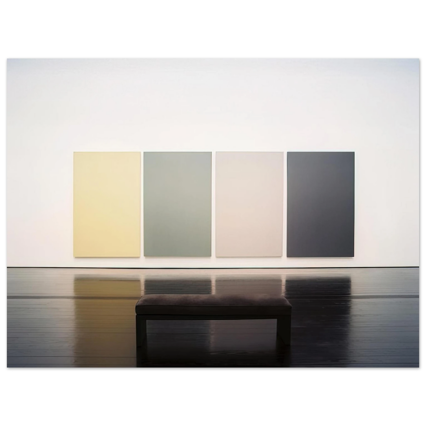 Brice Marden - The Seasons - 1975  75x100 cm / 30x40inches Fine Art Poster