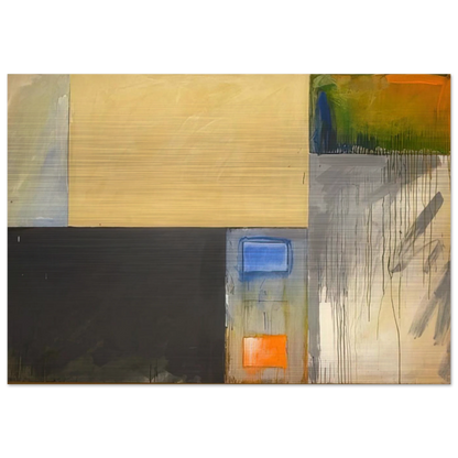 ForsythHouston - Abstract Expressionism - Mark Lancaster Brushed Aluminum Print - 70x100 cm / 28x40 inches | Mark Lancaster Aluminum Print | Mark Lancaster Prints