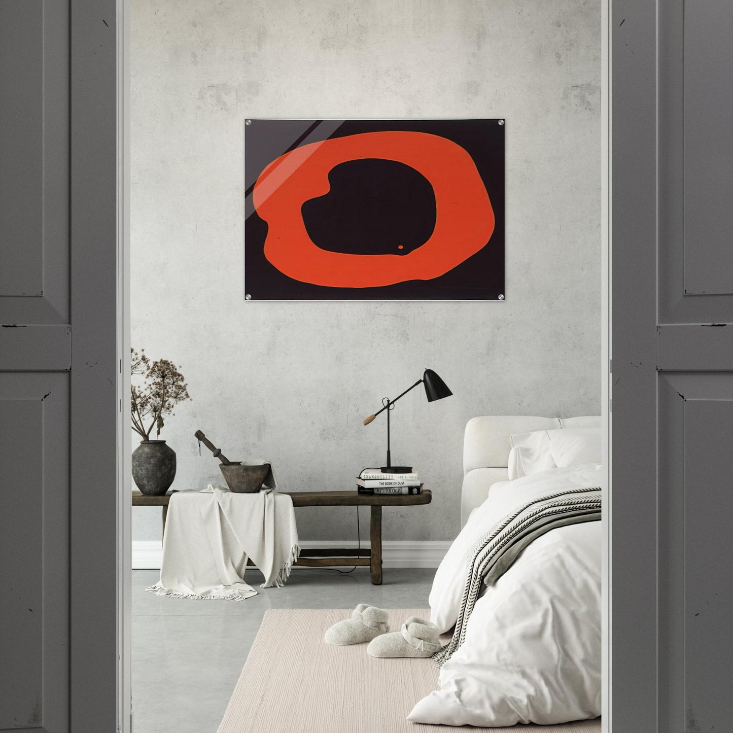 Untitled - Art Informel, Minimalism - Jiro Yoshihara Acrylic Print - 70x100 cm / 28x40″ inches