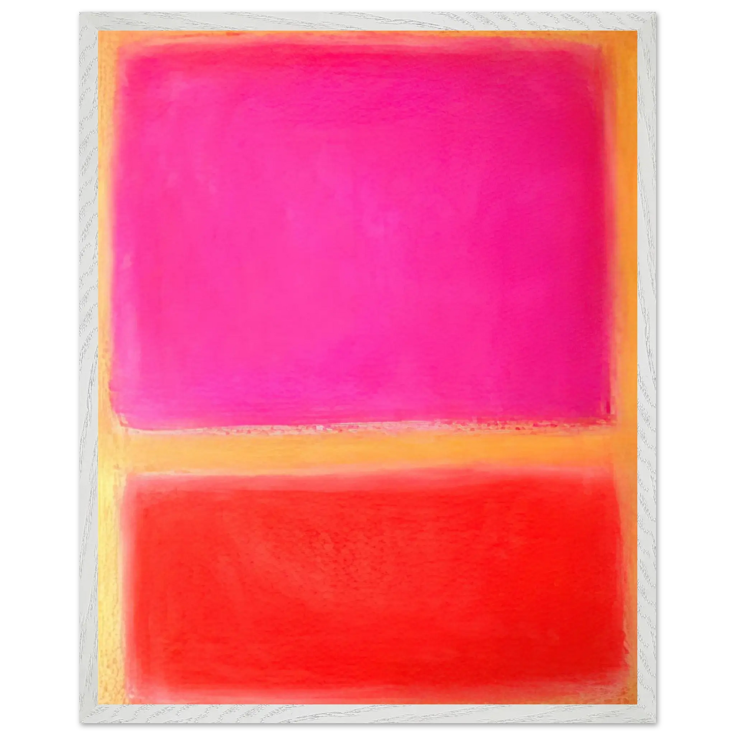 Helen Frankenthaler - Untitled - Color Field Painting Wall art - 60x90 cm / 24x36 inches - Premium Wooden Framed Poster With Fine Art Paper - Wood frame