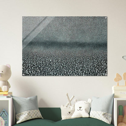 Ziemia fragment - 1969 - Roman Opalka Acrylic Print - 70x100 cm / 28x40″ inches | Roman Opalka Wall Art | Roman Opalka Prints
