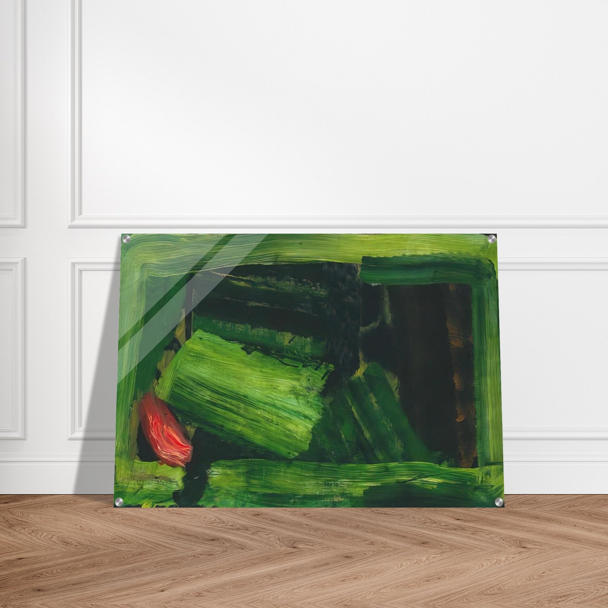 Clean Sheets - 1984 - Howard Hodgkin Acrylic Print - 70x100 cm / 28x40″ inches