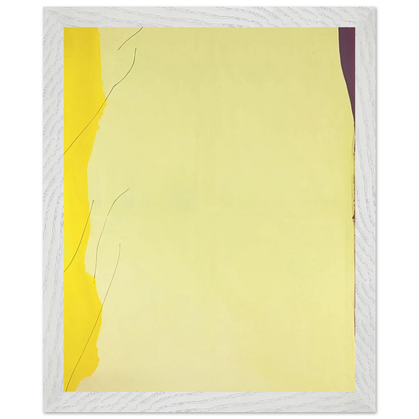 Helen Frankenthaler - Distillation - 1973 Wall art - 50x70 cm / 20x28 Inches - Premium Wooden Framed Poster With Fine Art Paper - Black frame