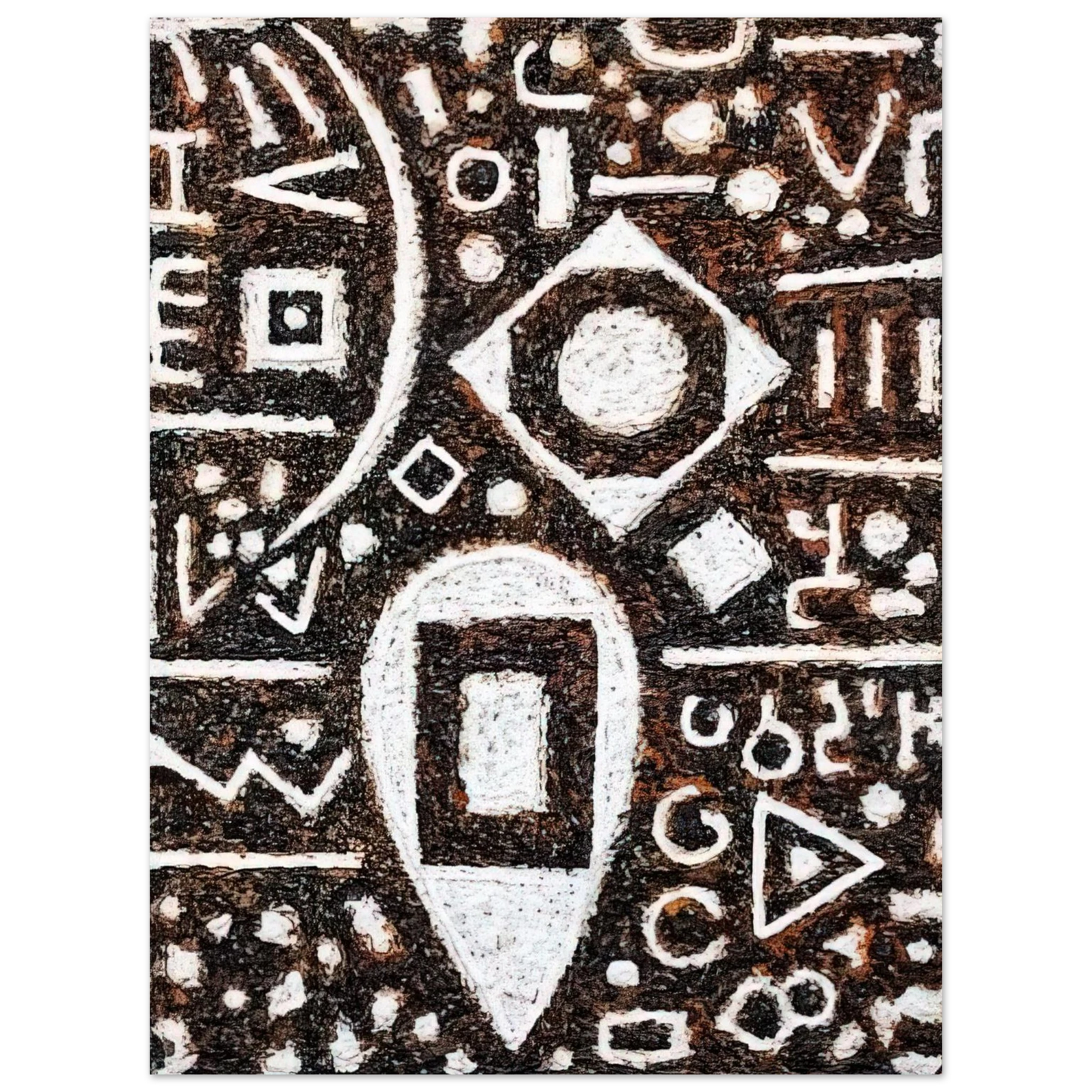 Richard Pousette-Dart - Inbalance of Time - 1992  75x100 cm / 30x40inches Fine Art Poster