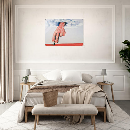 LINE - Philip Guston Acrylic Print - 70x100 cm / 28x40″ inches | Philip Guston Wall Art | Philip Guston Prints