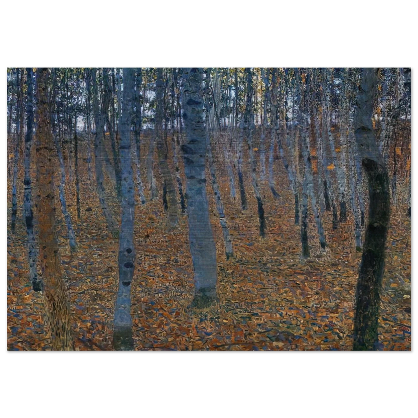 BEECH GROVE I - Gustav Klimt Brushed Aluminum Print - 70x100 cm / 28x40 inches | Gustav Klimt Aluminum Print | Gustav Klimt Prints