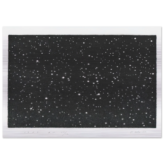 MOUNT HOLYOKE 1987 - Vija Celmins Brushed Aluminum Print - 70x100 cm / 28x40 inches | Vija Celmins Aluminum Print | Vija Celmins Prints