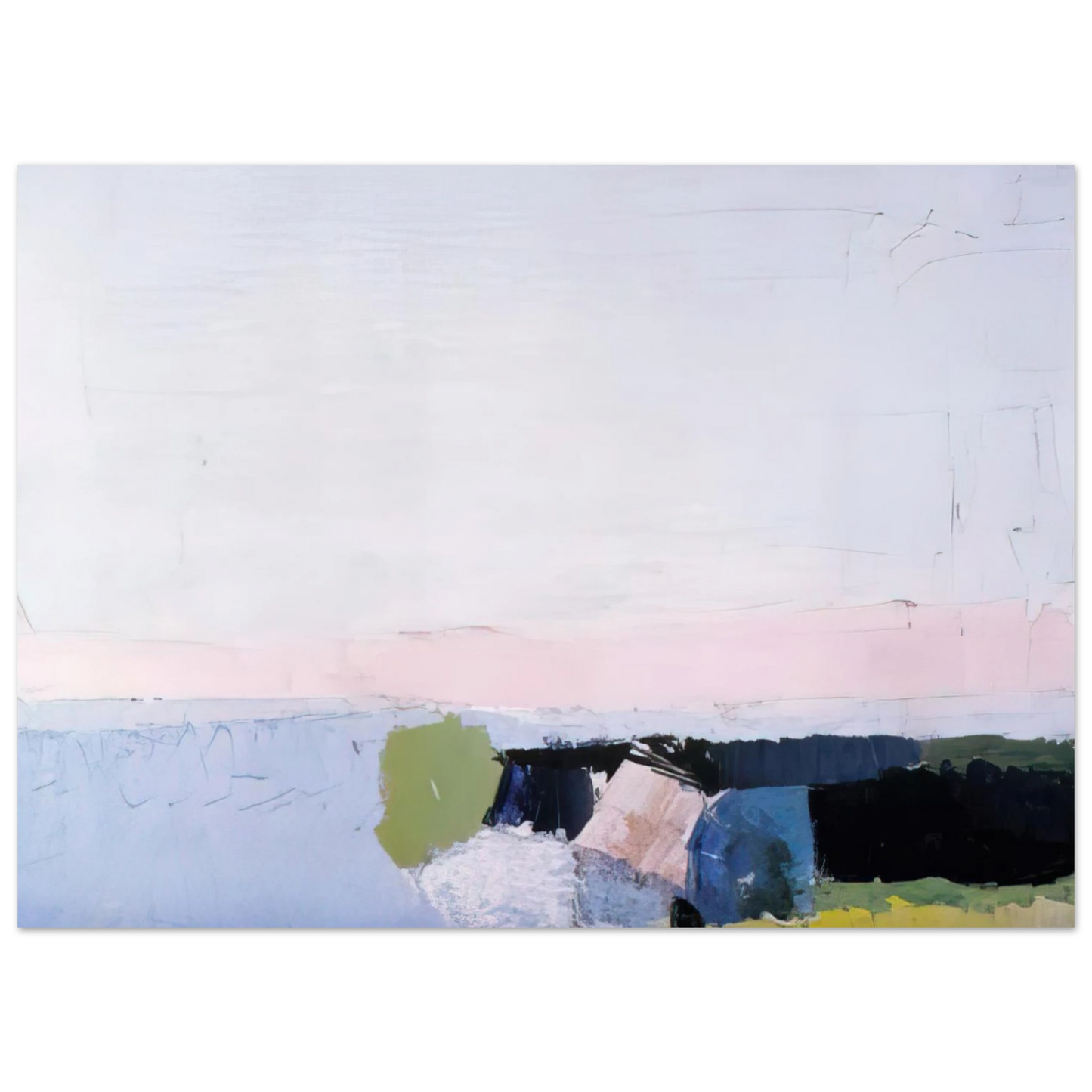 Nicolas de Stael Poster - Bord de Mer - 1952 Fine Art Poster | nicolas de staël poster