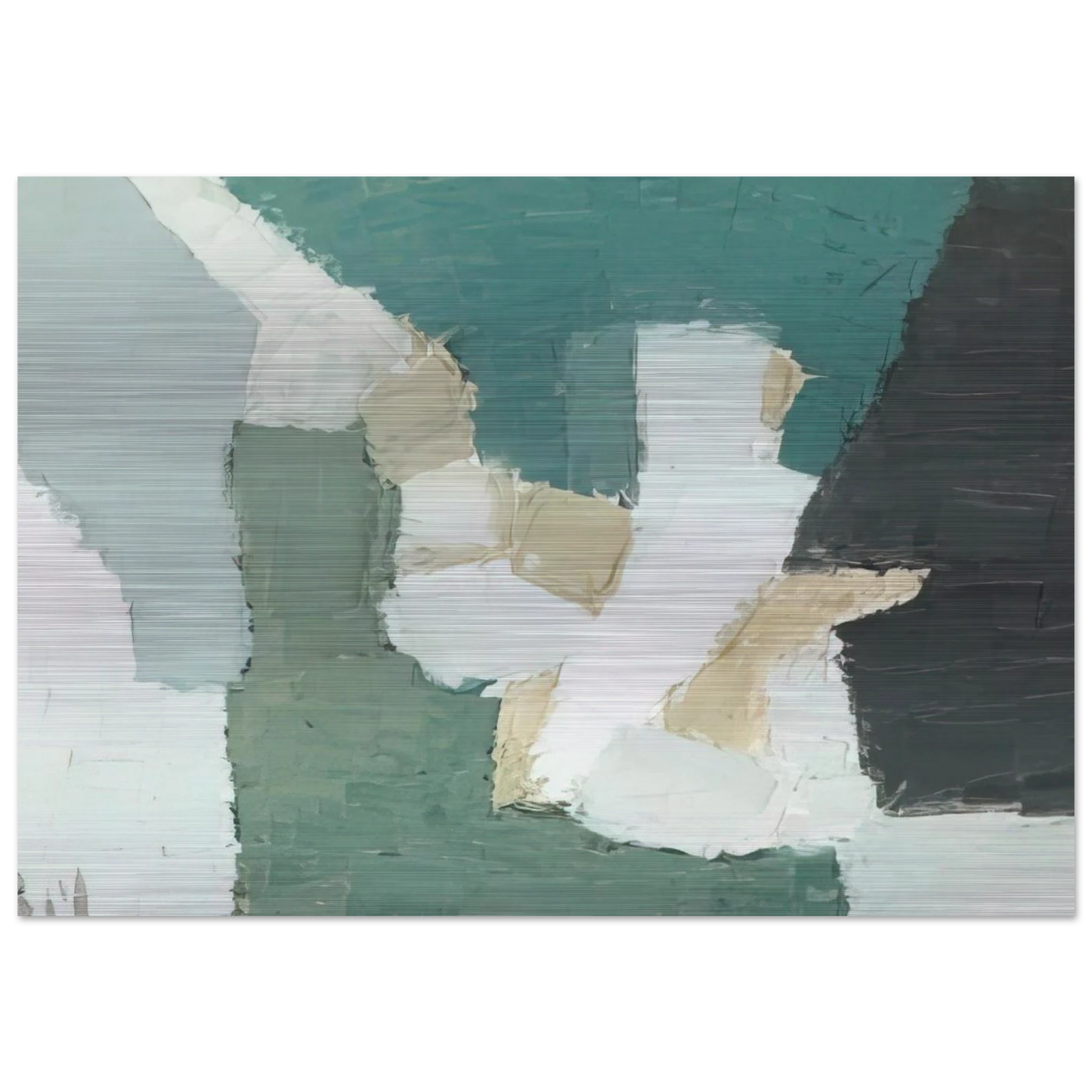 Composition - 1949 - Nicolas de Stael Brushed Aluminum Print - 70x100 cm / 28x40 inches | Nicolas de Stael Aluminum Print | Nicolas de Stael Prints