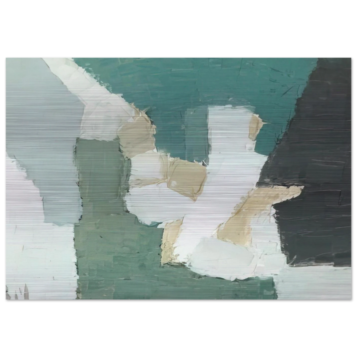 Composition - 1949 - Nicolas de Stael Brushed Aluminum Print - 70x100 cm / 28x40 inches | Nicolas de Stael Aluminum Print | Nicolas de Stael Prints
