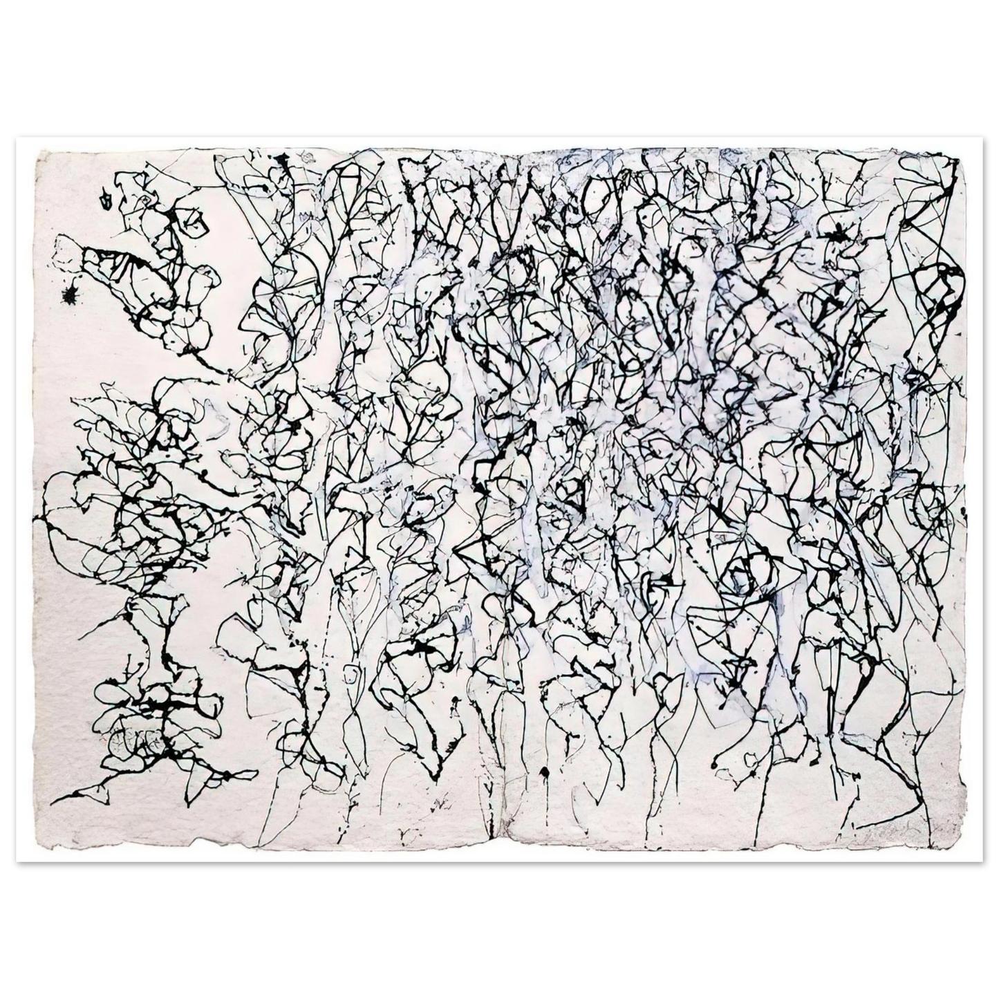 Brice Marden - Don't Bungle the Jungle - 1989  75x100 cm / 30x40inches Fine Art Poster