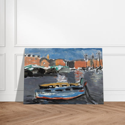 PORT DE MARSEILLE 1917 - Henri Matisse Brushed Aluminum Print - 70x100 cm / 28x40 inches | Henri Matisse Aluminum Print | Henri Matisse Prints