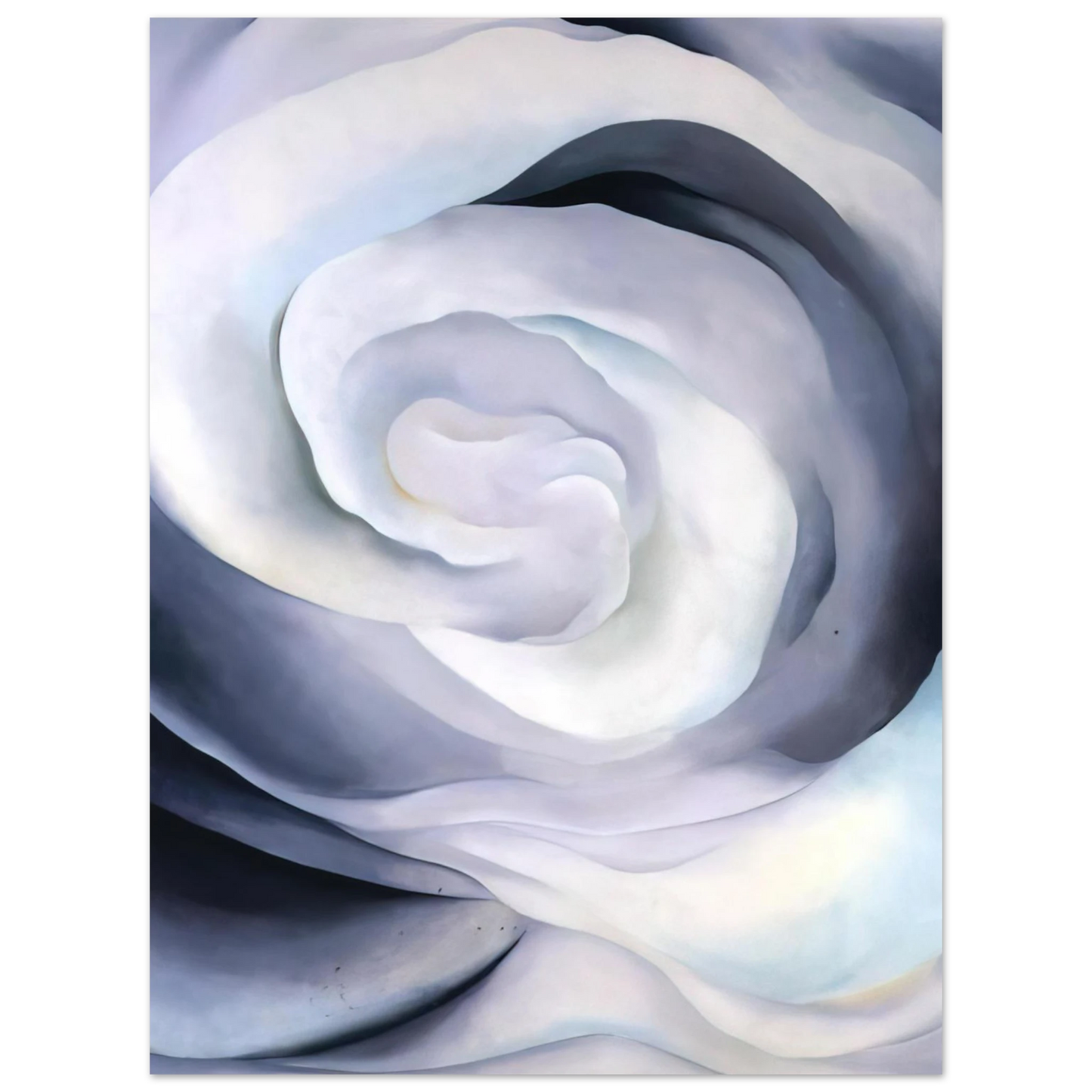 Georgia O'Keeffe - Abstraction White Rose Fine Art Poster