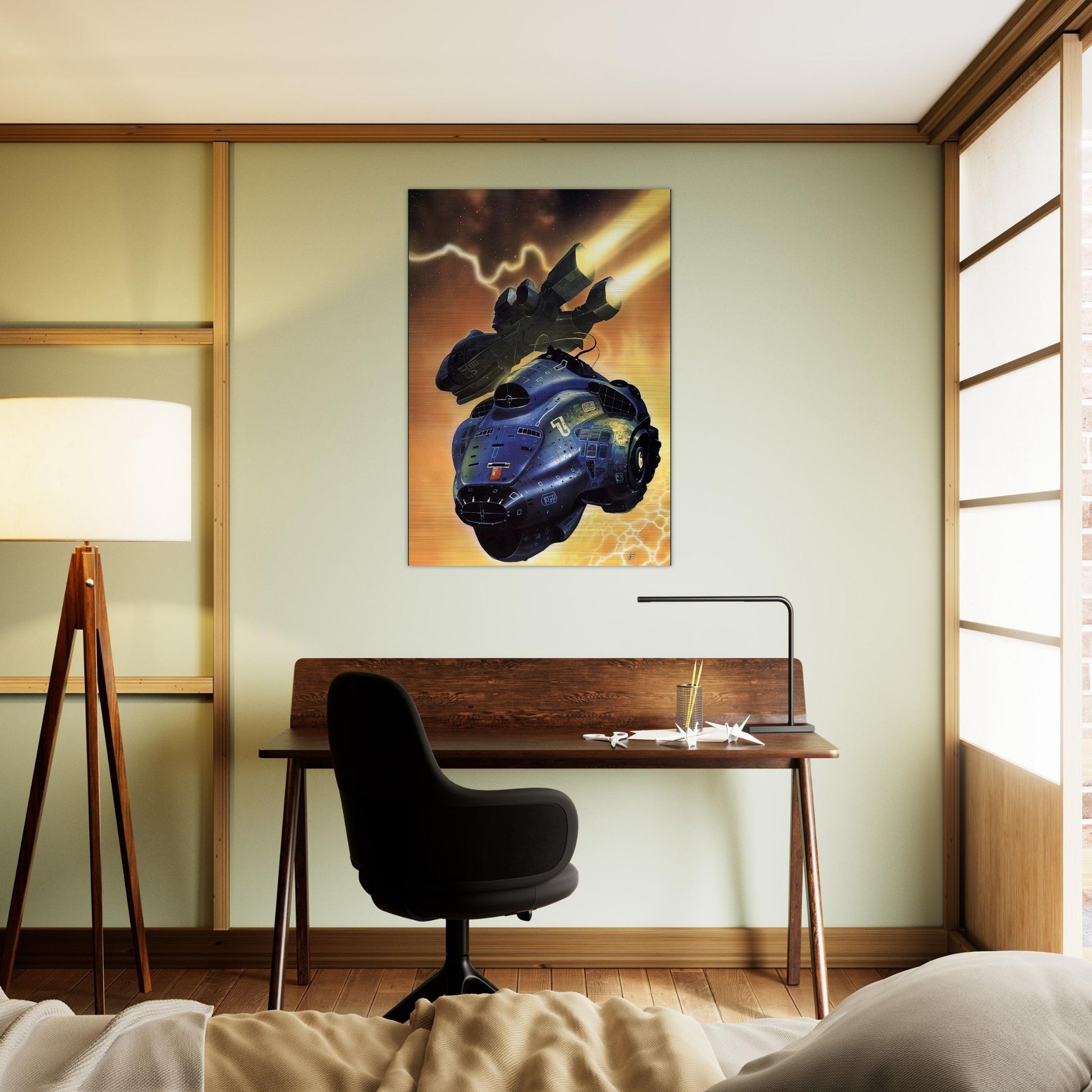 Chris Foss - Chris Foss Brushed Aluminum Print - 70x100 cm / 28x40 inches | Chris Foss Aluminum Print | Chris Foss Prints