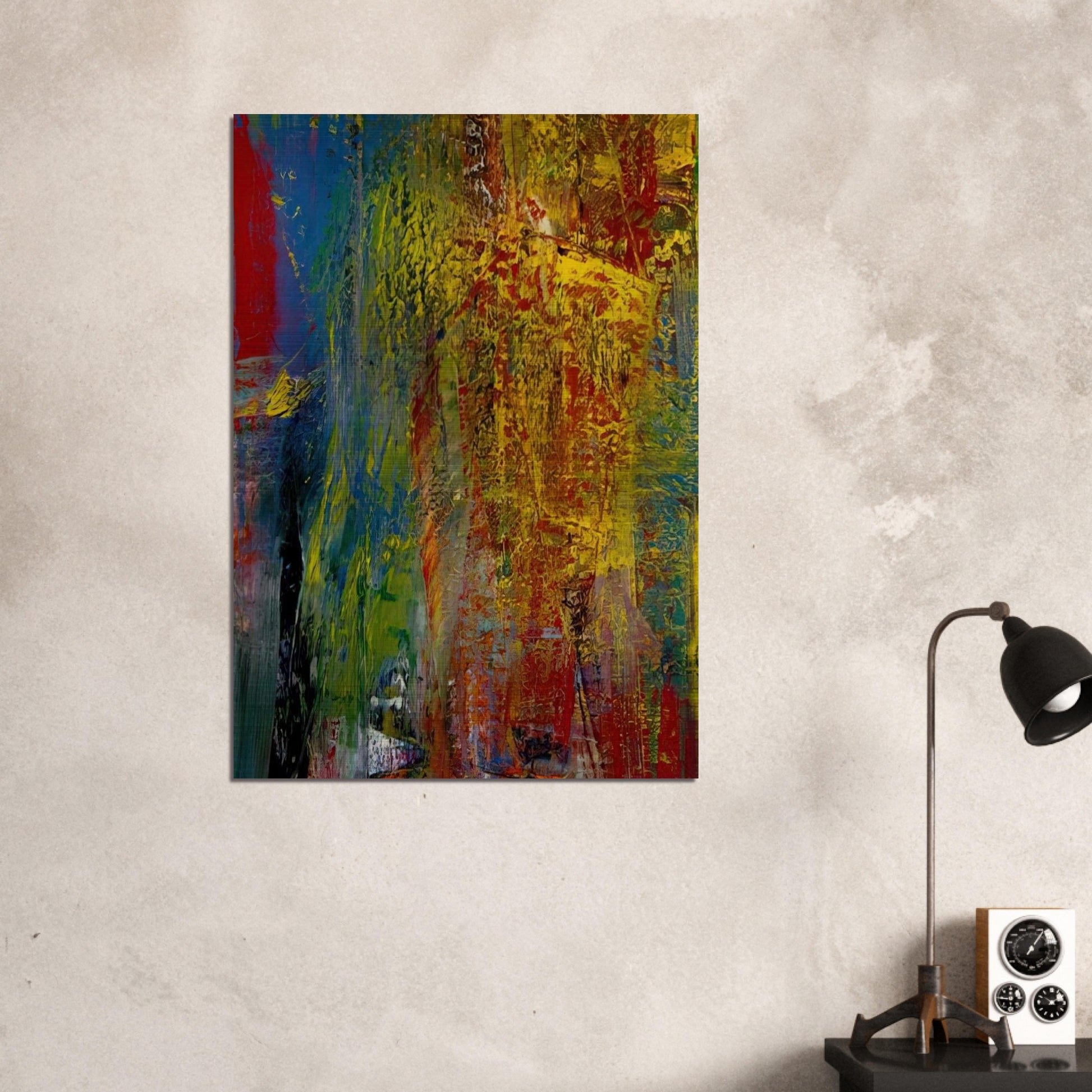 COURBET - Gerhard Richter Brushed Aluminum Print - 70x100 cm / 28x40 inches | Gerhard Richter Aluminum Print | Gerhard Richter Prints