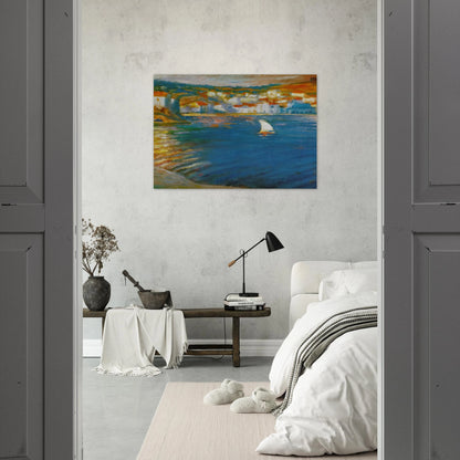 LANDSCAPE NEAR CADAQUES 1921 - Salvador Dali Brushed Aluminum Print - 70x100 cm / 28x40 inches | Salvador Dali Aluminum Print | Salvador Dali Prints