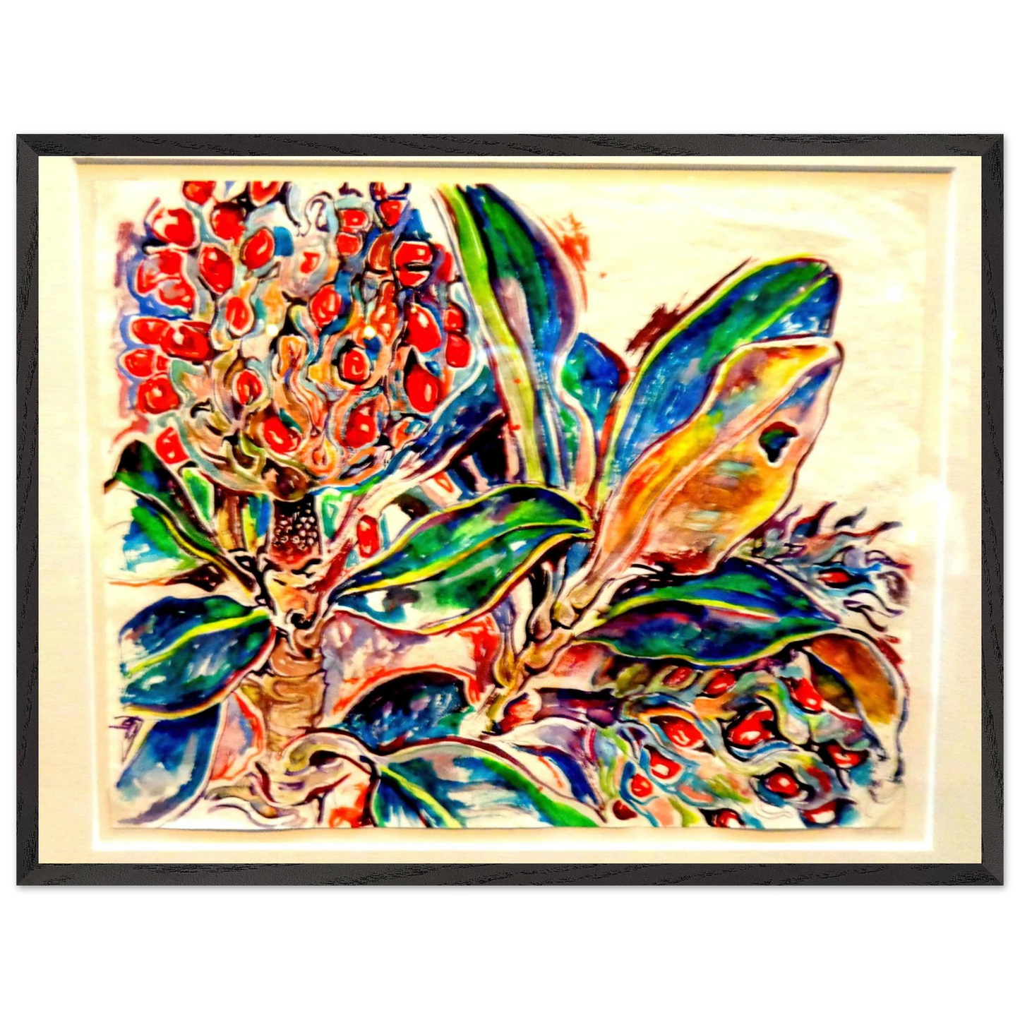 Walter Inglis Anderson - Walter Anderson Wall art - A1 (59.4 x 84.1  cm) - Premium Wooden Framed Poster With Fine Art Paper-canvas - Wood frame