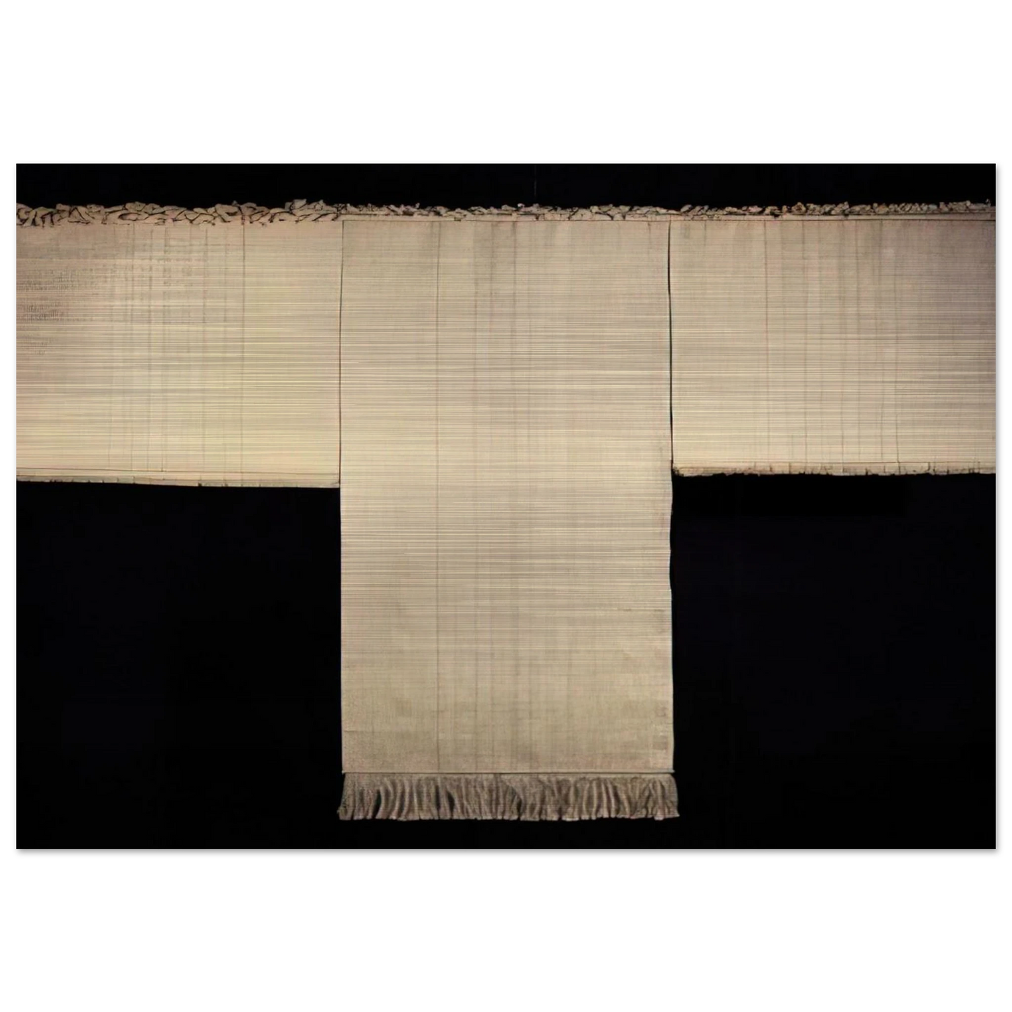 TAU 1974 - Lenore Tawney Brushed Aluminum Print - 70x100 cm / 28x40 inches | Lenore Tawney Aluminum Print | Lenore Tawney Prints
