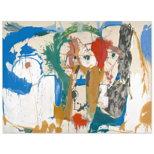 Helen Frankenthaler - Madridscape, 1959- Wall Art - 21x29.7 cm / 8x12" - Fine Art Poster-canvas - -
