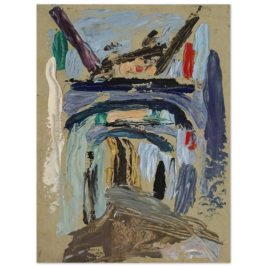 Gabriele Munter - GASSE MIT TORBOGEN  75x100 cm / 30x40inches Fine Art Poster