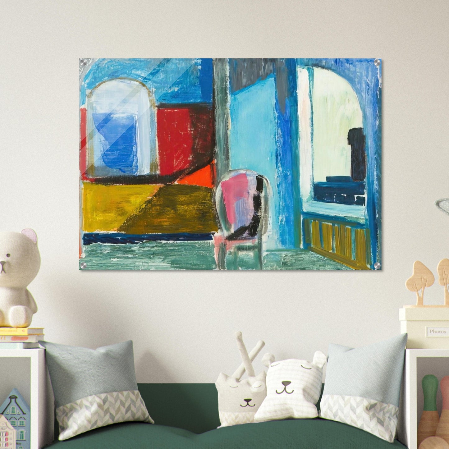 Interior - 1951 - Tove Jansson Acrylic Print - 70x100 cm / 28x40″ inches